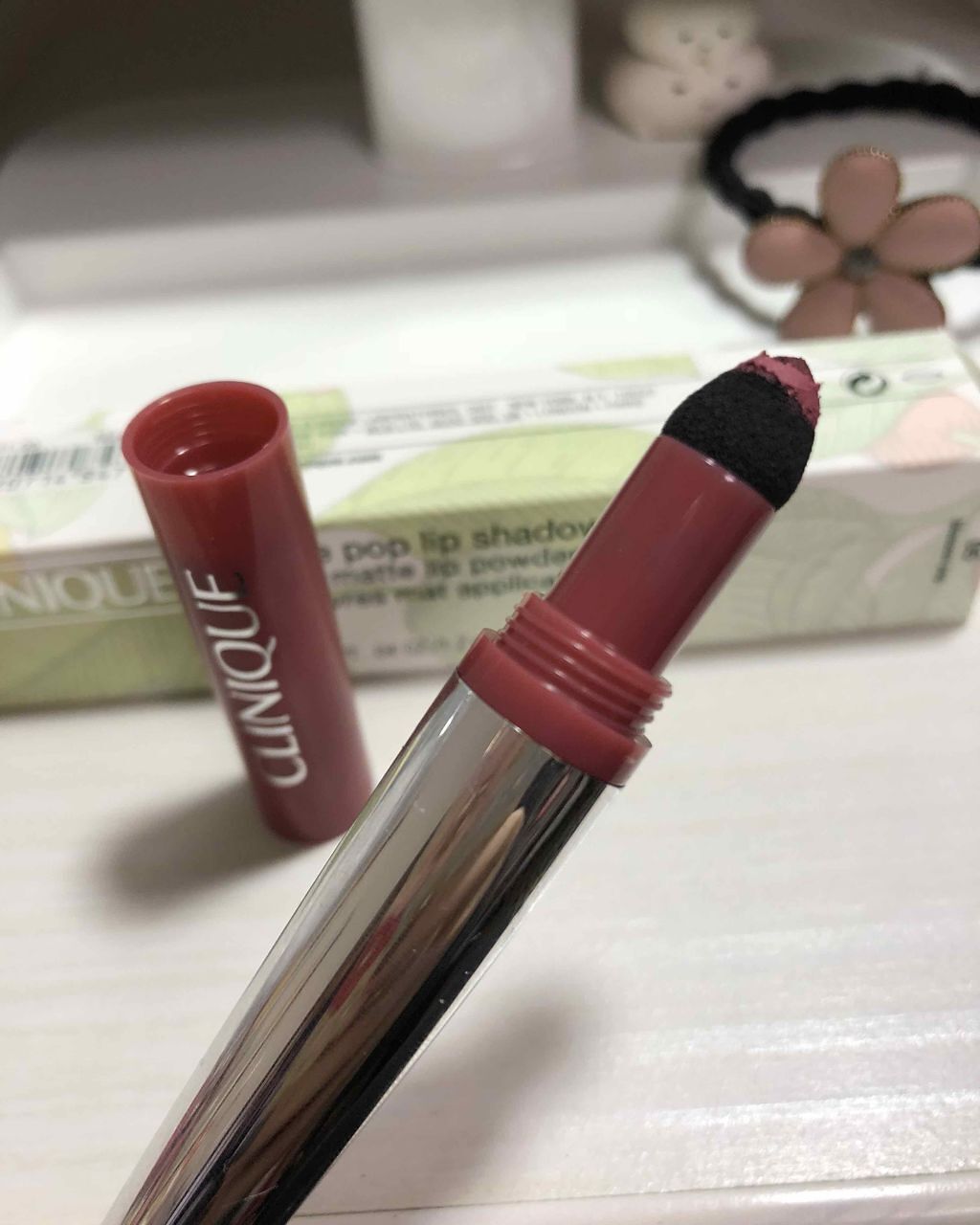 クリニーク ポップ パウダー/CLINIQUE/口紅を使ったクチコミ（2枚目）