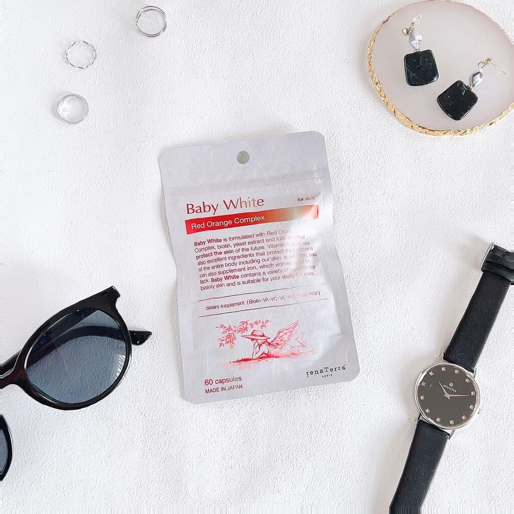 Baby White 60粒/renaTerra/美容サプリメントを使ったクチコミ(1枚目)