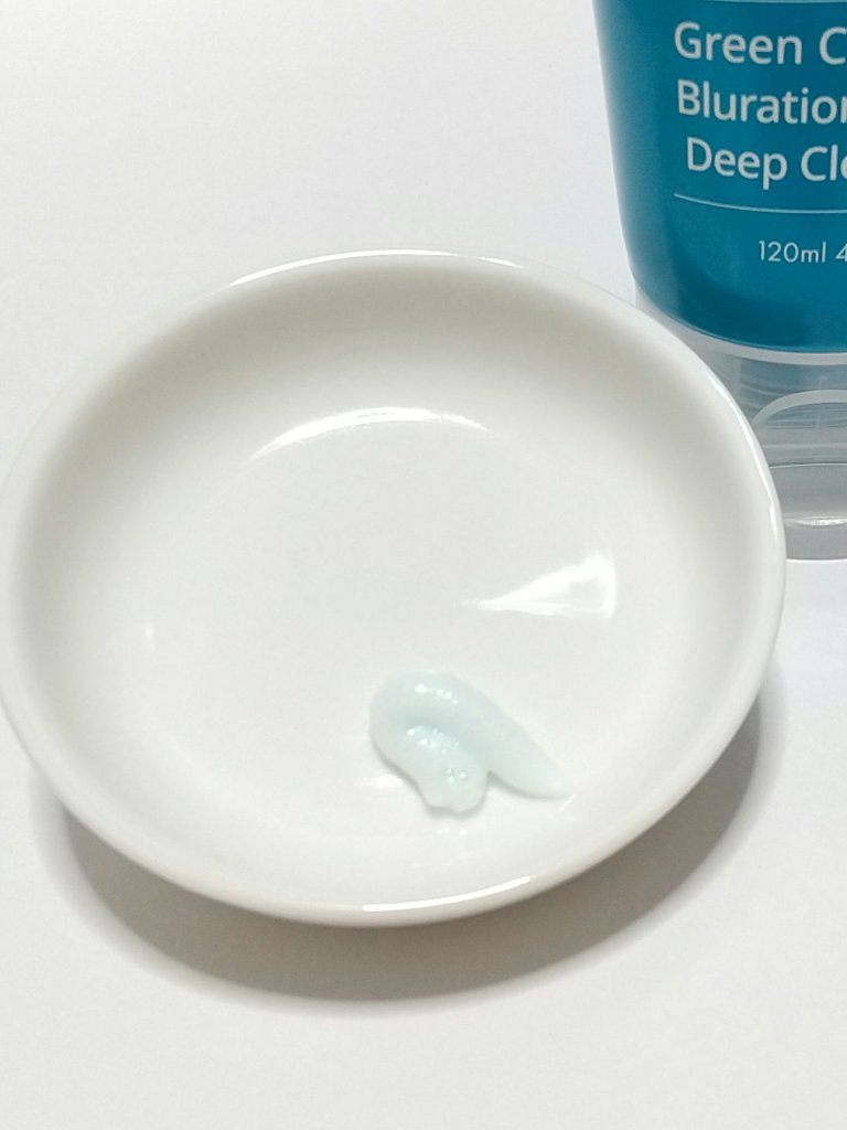 グリーンカーミングブルーレーションクリーンディープクレンザー/obsero/洗顔フォームを使ったクチコミ（2枚目）