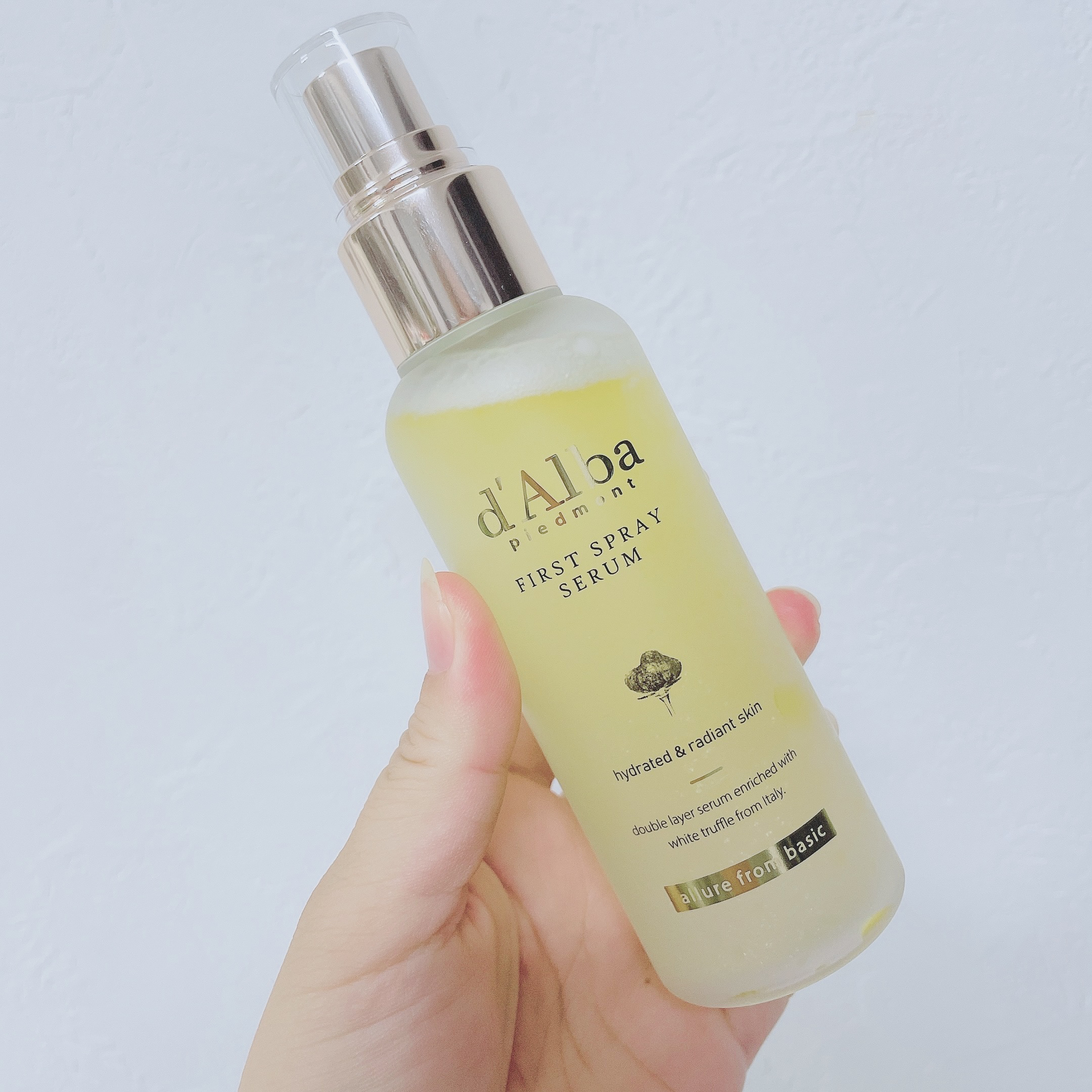 ダルバ ホワイトトリュフファーストスプレーセラム/ダルバ/ミスト状化粧水を使ったクチコミ（3枚目）