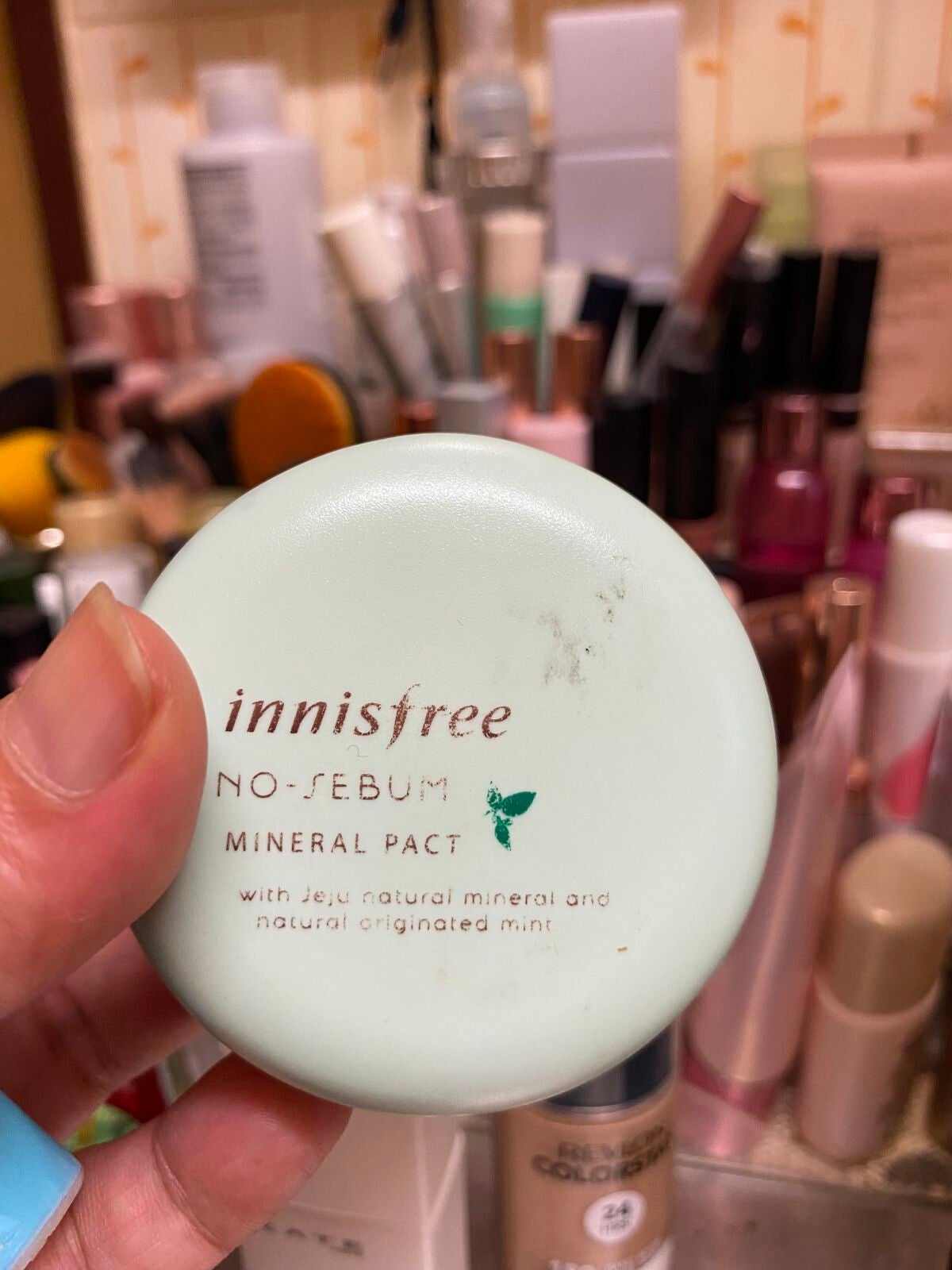ノーセバム ミネラルパクト N/innisfree/プレストパウダーを使ったクチコミ(5枚目)