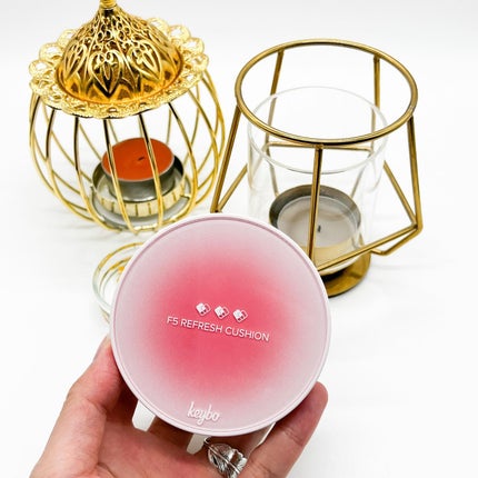 F5 リフレッシュクッション/keybo/クッションファンデーションを使ったクチコミ(1枚目)