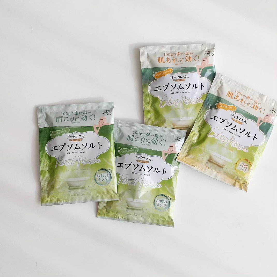 汗かきエステ気分 スペシャリテ エプソムソルト シトラスマリンの香り/マックス/無機塩系入浴剤を使ったクチコミ（1枚目）