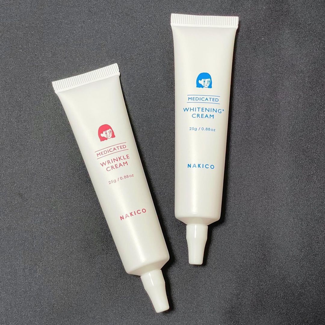 ナキコ 薬用ホワイトニングクリーム/NAKICO/フェイスクリームを使ったクチコミ（2枚目）