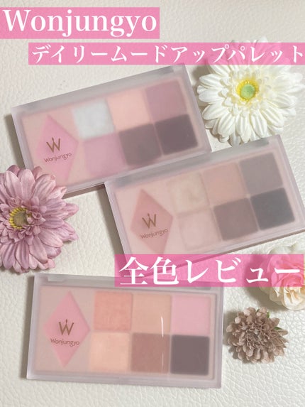 ウォンジョンヨ W デイリームードアップパレット /Wonjungyo/アイシャドウパレットを使ったクチコミ(1枚目)