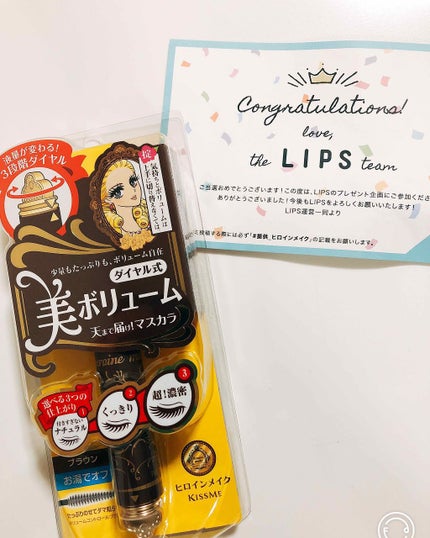 ボリュームコントロールマスカラ/ヒロインメイク/マスカラを使ったクチコミ(1枚目)