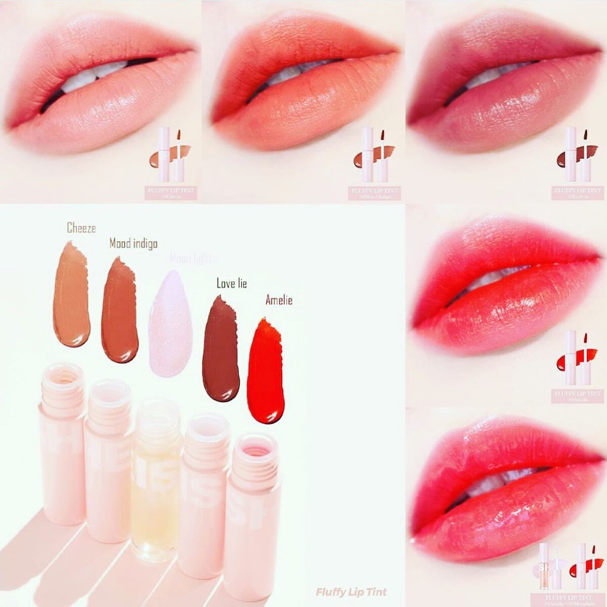 フラッフィリップティント/BLESSED MOON/リップティントを使ったクチコミ(3枚目)