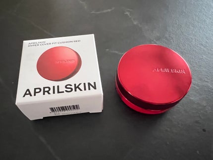 ハイパーカバーフィットクッション red/APRILSKIN/クッションファンデーションを使ったクチコミ(1枚目)