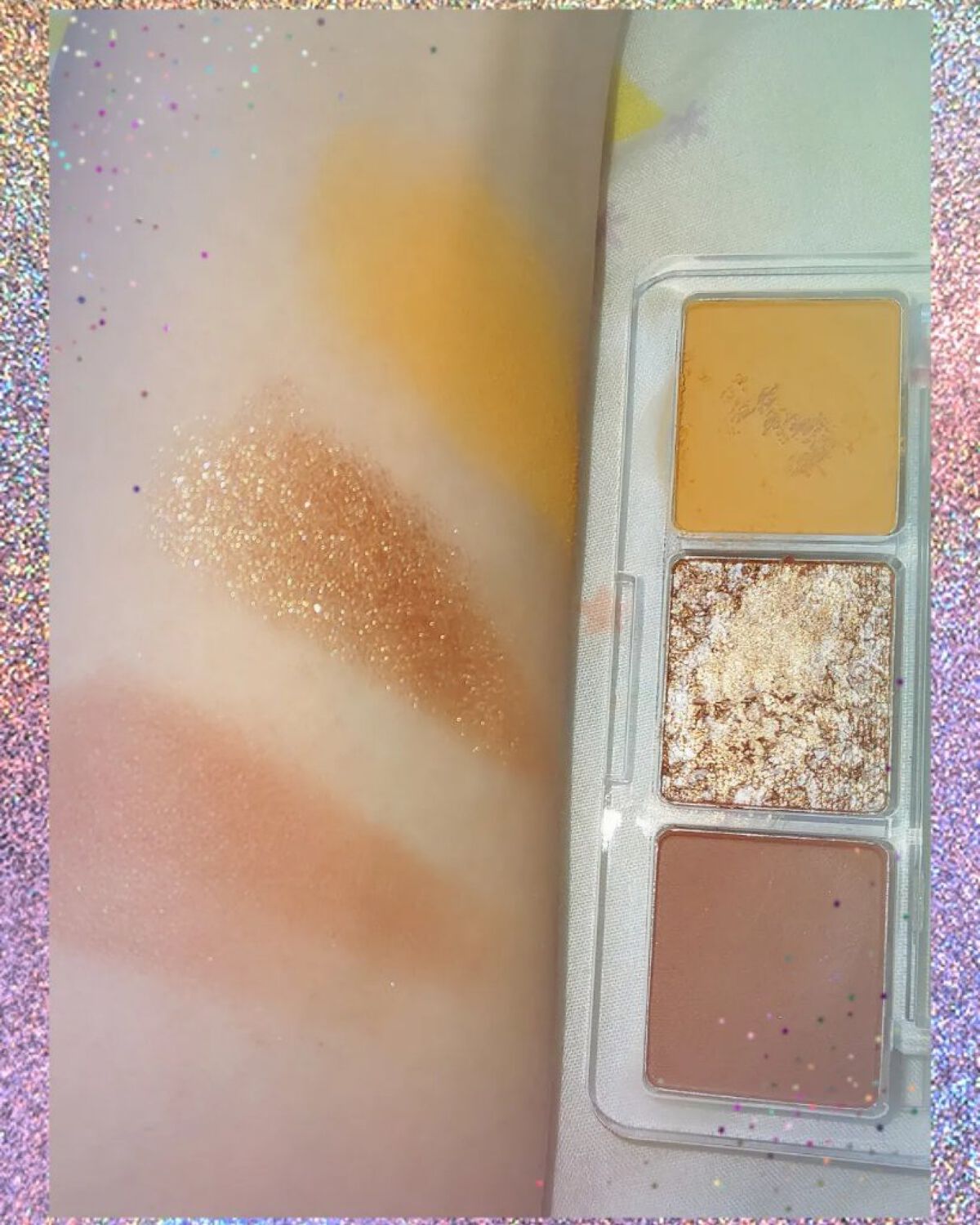 3色フローラアイパレット/LEEMEMBER/アイシャドウパレットを使ったクチコミ（3枚目）