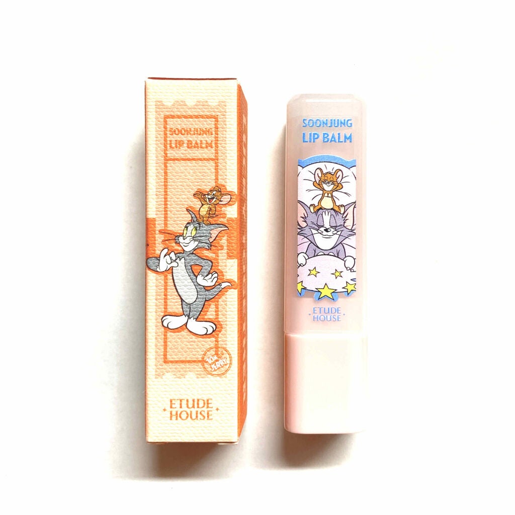 ラッキーフレンズ スンジョンリップバーム/ETUDE/リップケアを使ったクチコミ(3枚目)
