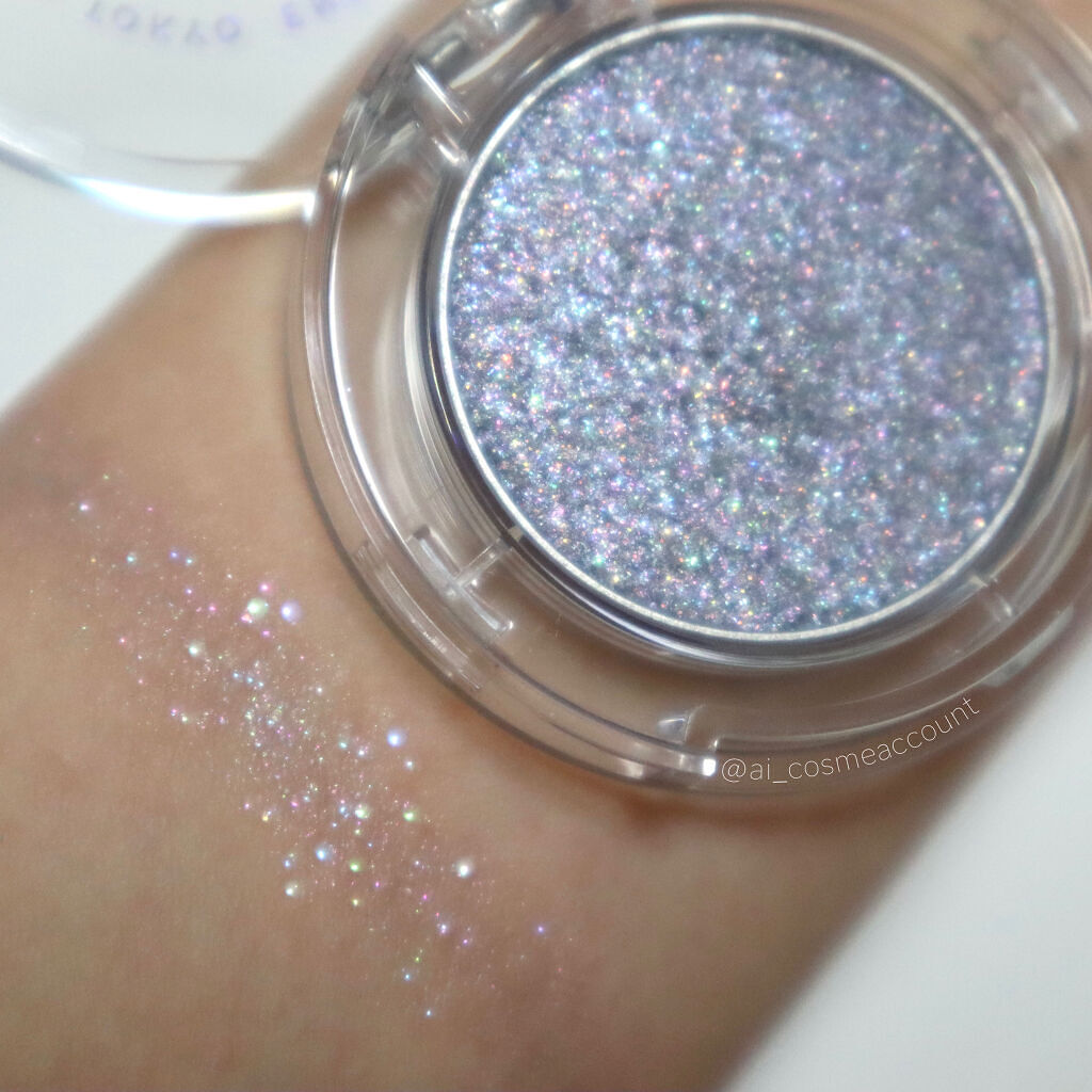 マルチグリッターカラー/ENBAN TOKYO/単色アイシャドウを使ったクチコミ（2枚目）