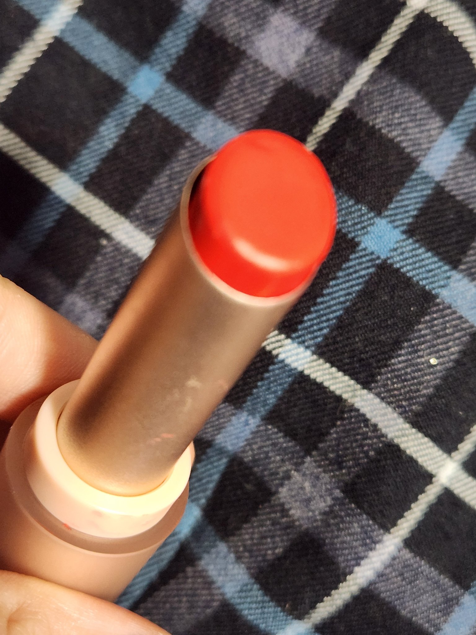 ムードグロウリップスティック 08 チェリードロップ/dasique/口紅を使ったクチコミ（3枚目）