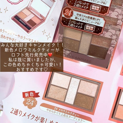 パーフェクトスタイリストアイズ/キャンメイク/アイシャドウパレットを使ったクチコミ(2枚目)