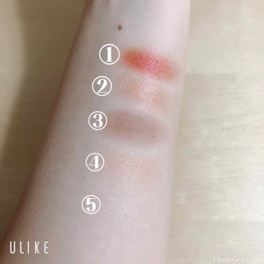 UR GLAM　BLOOMING EYE COLOR PALETTE/U R GLAM/アイシャドウパレットを使ったクチコミ（3枚目）