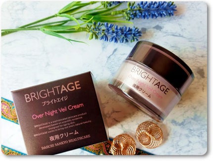オーバーナイト ヴェールクリーム/BRIGHTAGE/フェイスクリームを使ったクチコミ(2枚目)