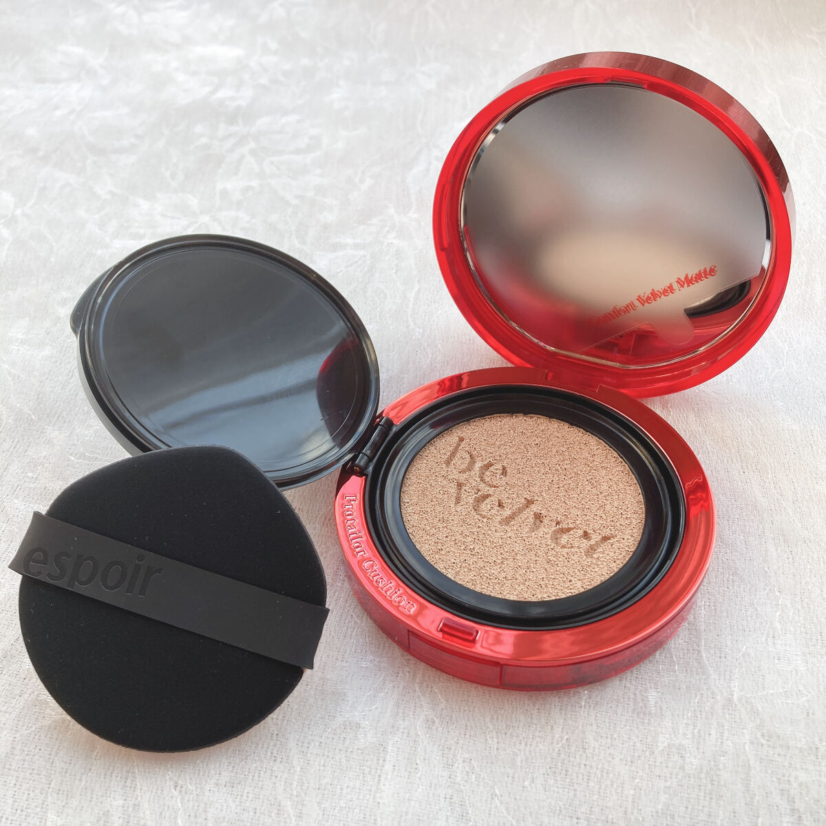 プロテーラービーベルベットカバークッション/espoir/クッションファンデーションを使ったクチコミ（3枚目）