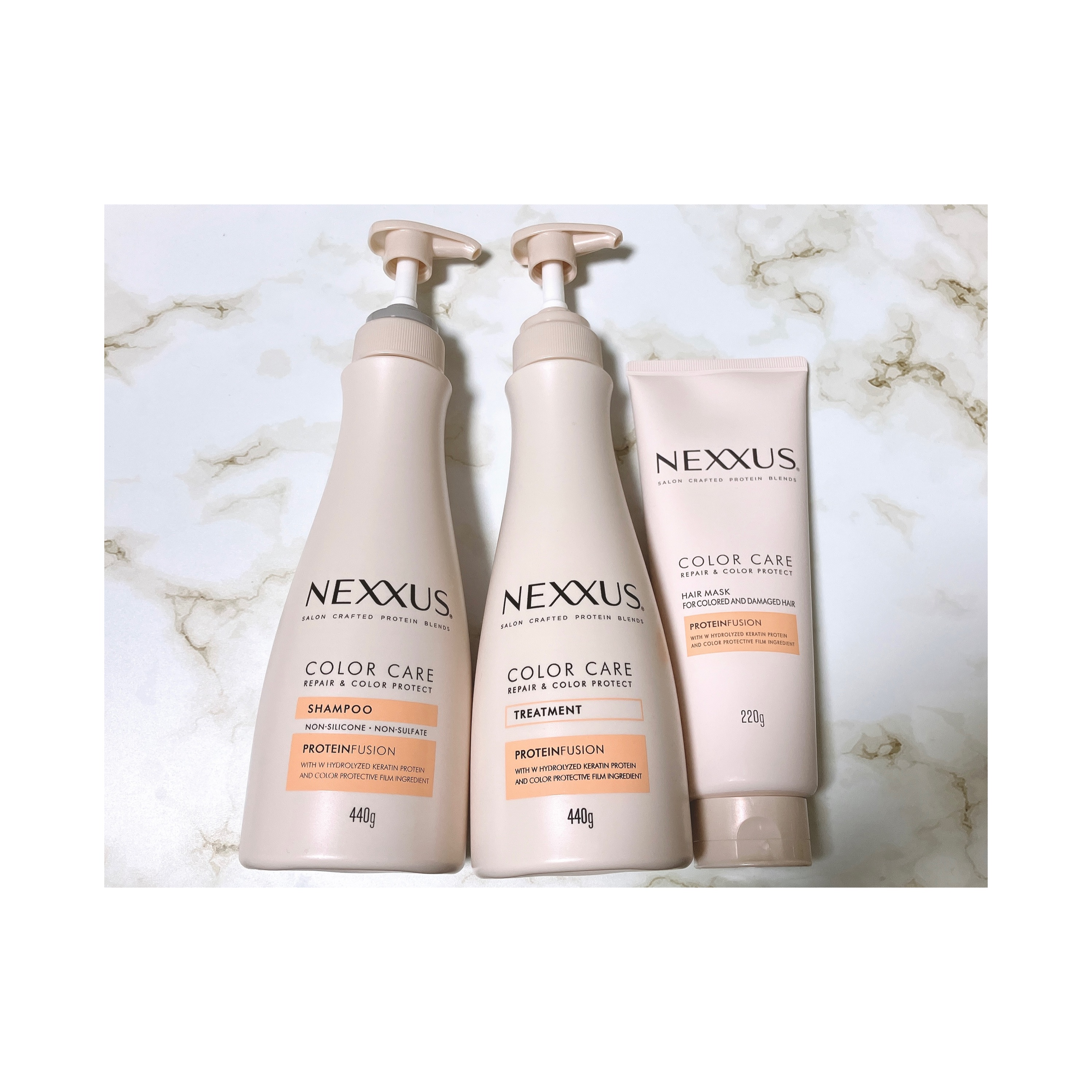 ネクサス リペア＆カラープロテクト シャンプー／トリートメント/NEXXUS(ネクサス)/市販シャンプーを使ったクチコミ（1枚目）