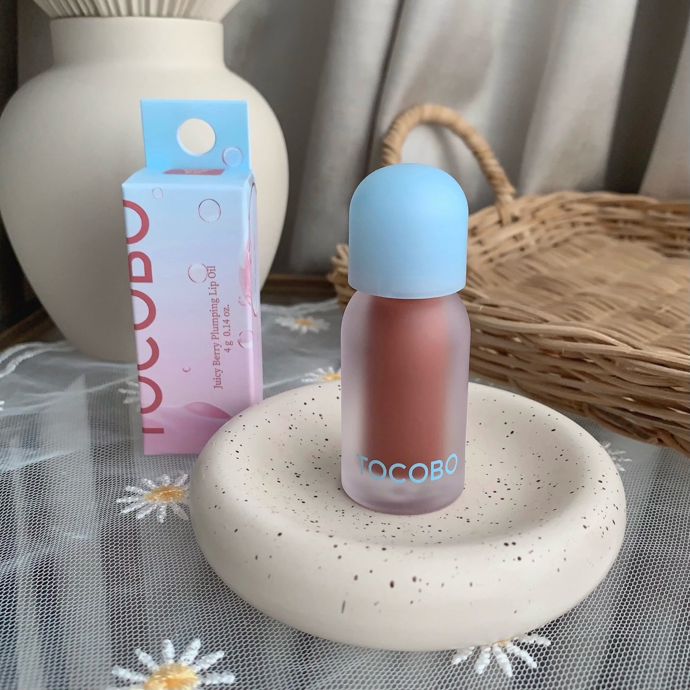 ジューシーベリープランピングリップオイル/TOCOBO/リップグロスを使ったクチコミ(7枚目)