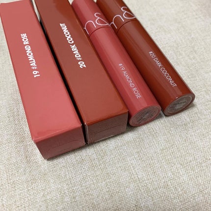 ジューシーラスティングティント/rom&nd/リップティントを使ったクチコミ(1枚目)