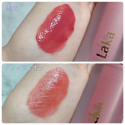 フルーティーグラムティント/Laka/リップティントを使ったクチコミ(4枚目)