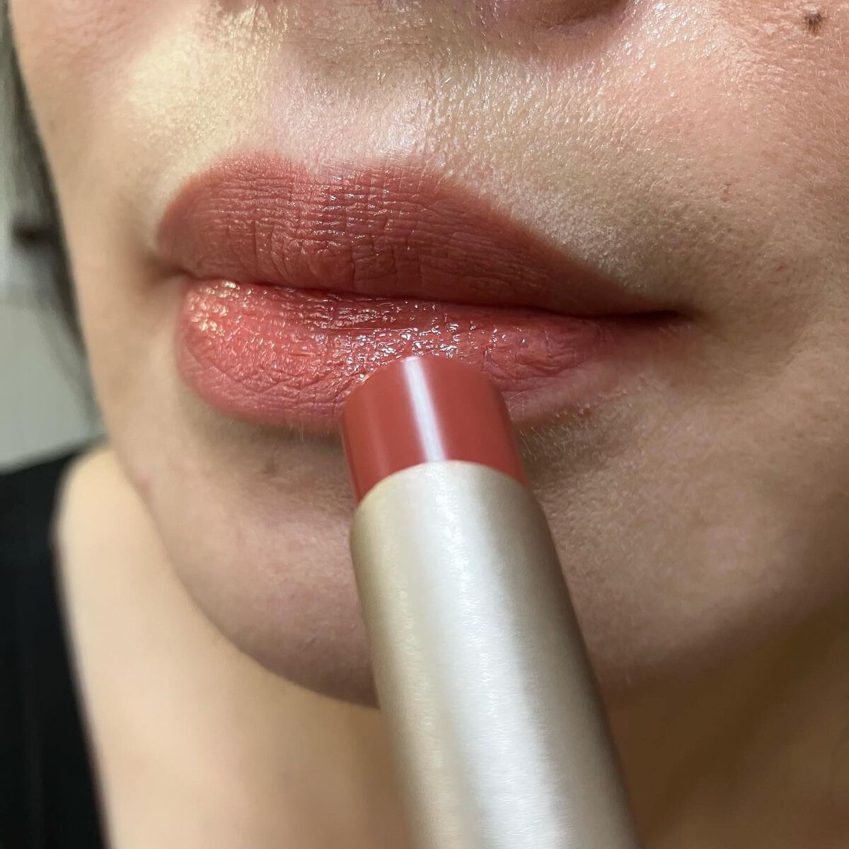 ムードグロウリップスティック/dasique/口紅を使ったクチコミ(3枚目)