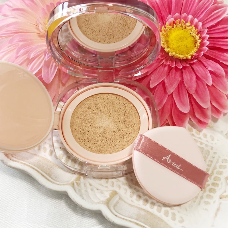 アリウル インクフェザーカバーラスティングクッション/Ariul/クッションファンデーションを使ったクチコミ（2枚目）