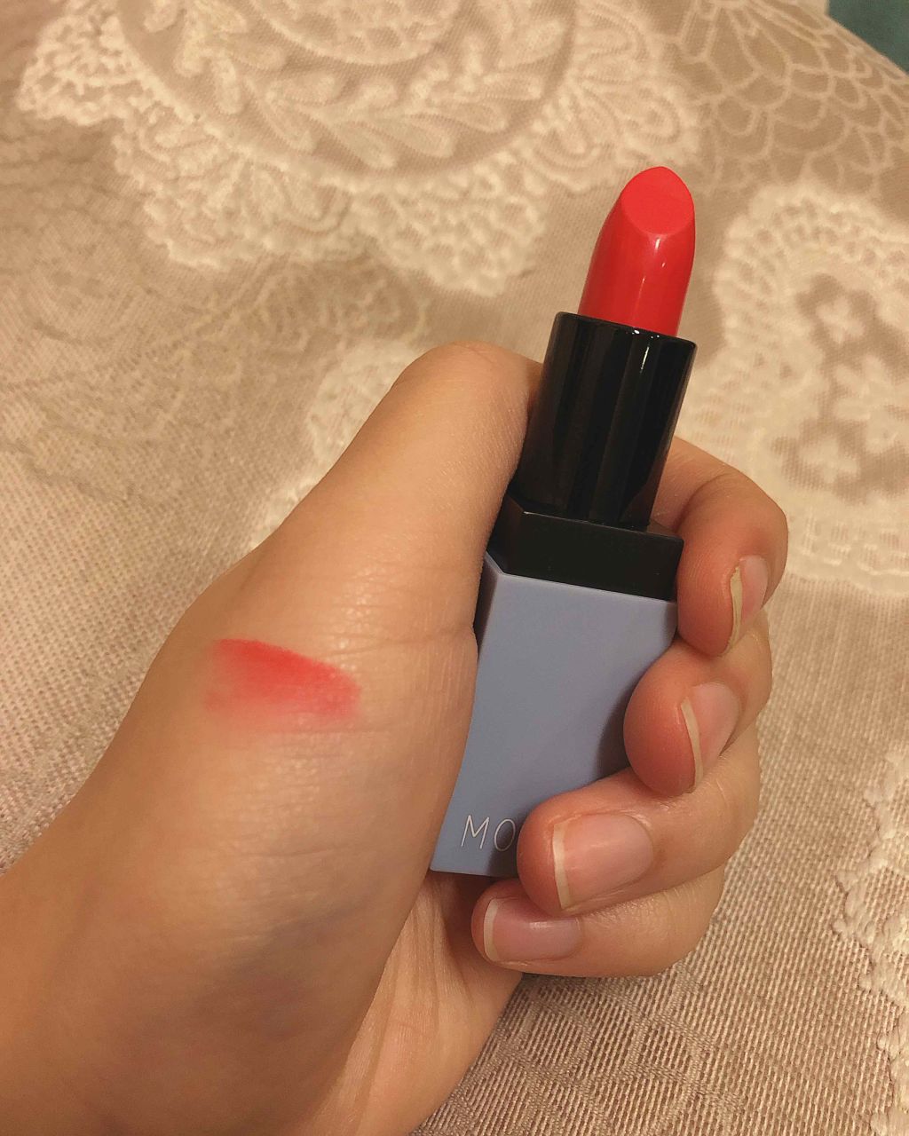 モアート ベルベットリップスティック/MOART/口紅を使ったクチコミ(3枚目)