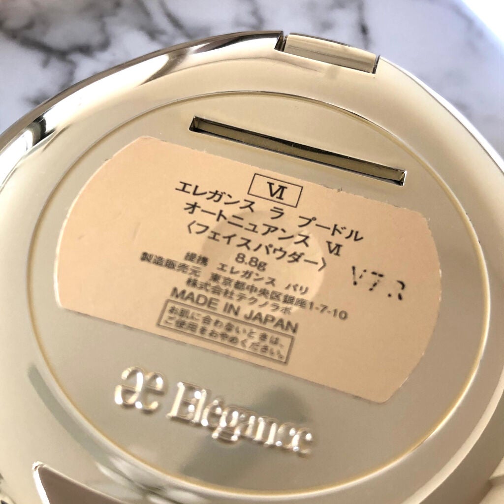 ラ プードル オートニュアンス/Elégance/プレストパウダーを使ったクチコミ(4枚目)