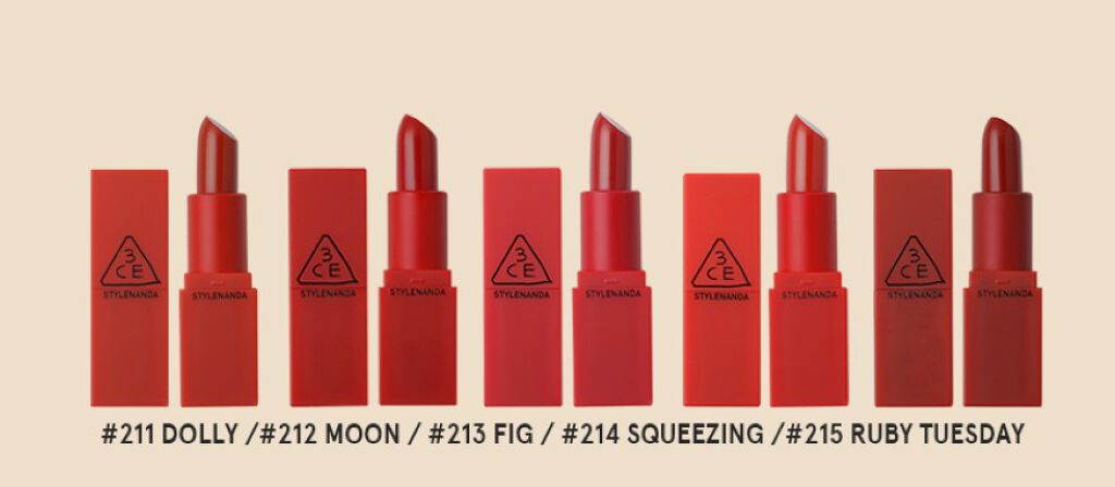 3CE LIP COLOR MINI KIT 3CE RED RECIPE LIP COLOR MINI KIT