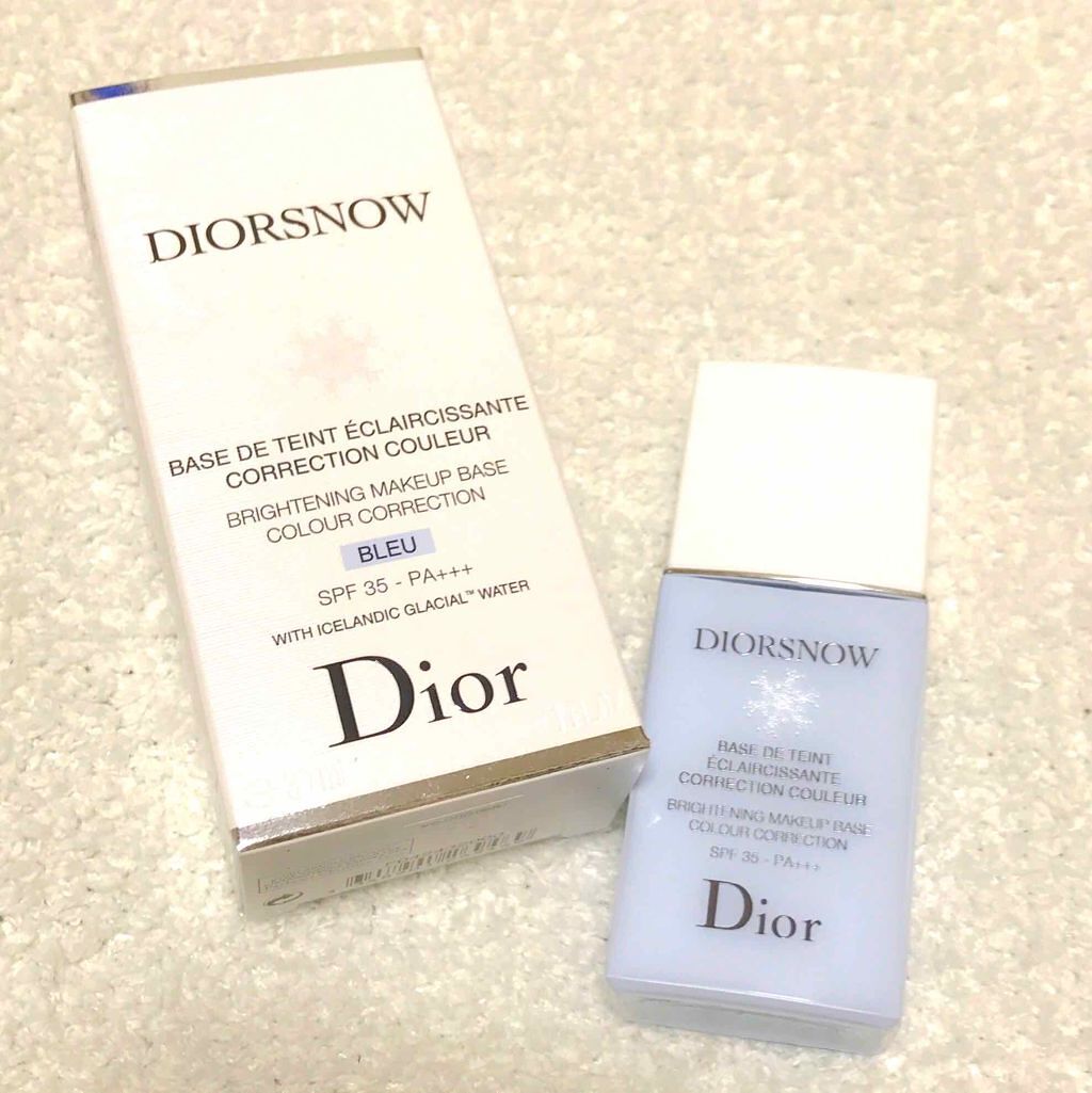 【旧】スノー メイクアップ ベース UV35 SPF35／PA+++/Dior/化粧下地を使ったクチコミ（1枚目）