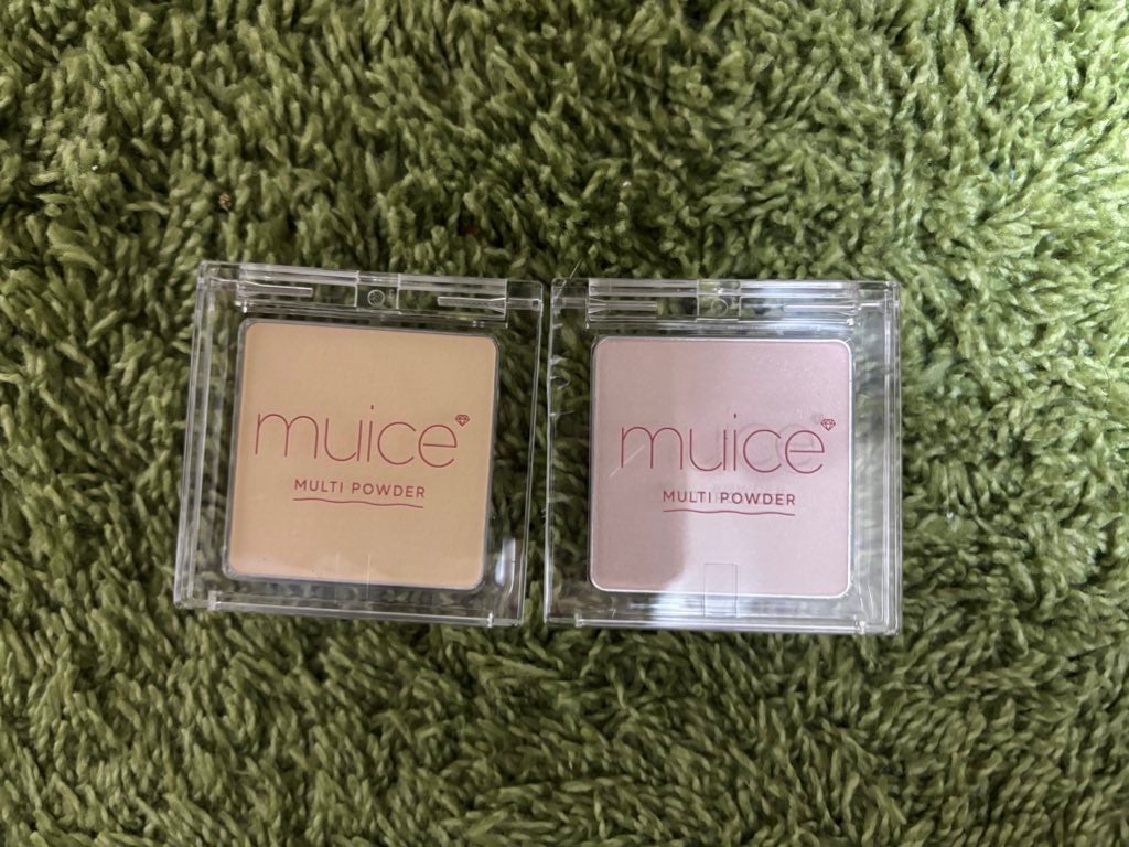スポットメンテパウダー/muice/プレストパウダーを使ったクチコミ(1枚目)