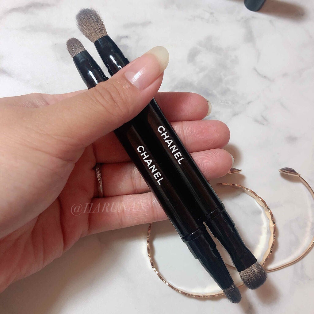 パンソー デュオ コントゥール/CHANEL/メイクブラシを使ったクチコミ(3枚目)