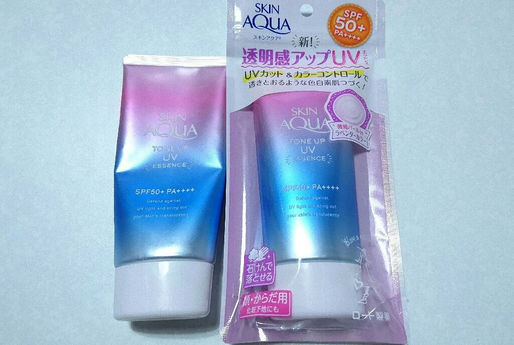 スキンアクア トーンアップUVエッセンス/スキンアクア/日焼け止めクリームを使ったクチコミ(1枚目)
