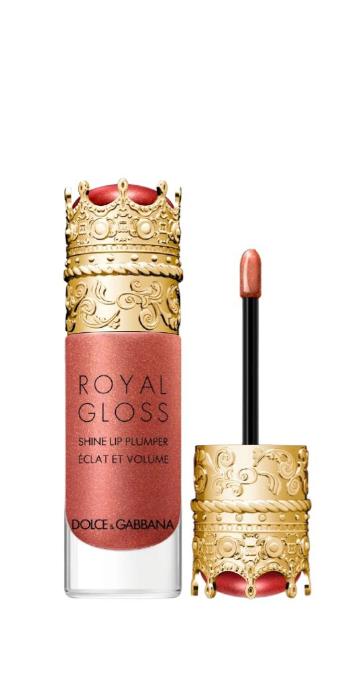 ロイヤルグロス シャインリッププランパー Divine Nude/DOLCE&GABBANA BEAUTY/リッププランパーを使ったクチコミ（1枚目）