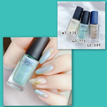 ネイルホリック Sheer pearl color/ネイルホリック/マニキュアを使ったクチコミ（3枚目）