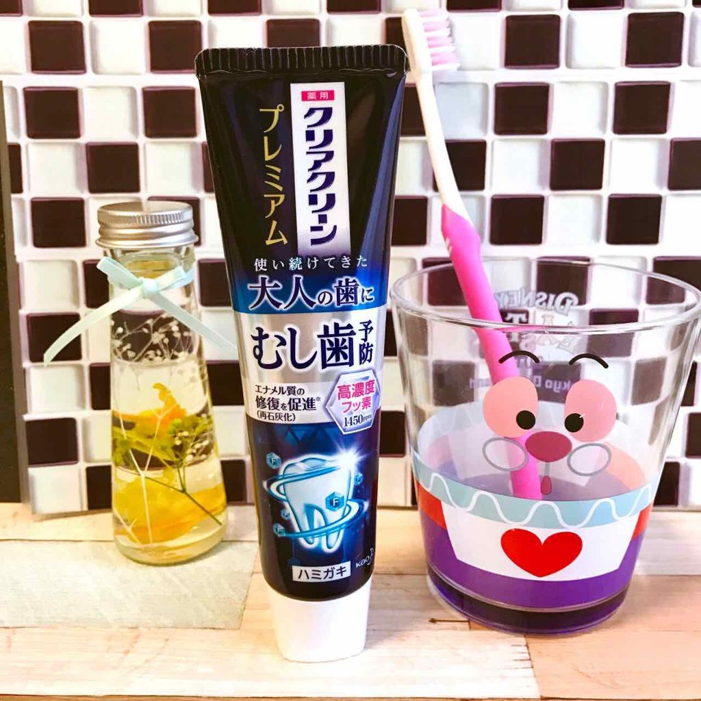 クリアクリーン プレミアム 歯質強化 (薬用ハミガキ)/クリアクリーン/歯磨き粉を使ったクチコミ(1枚目)