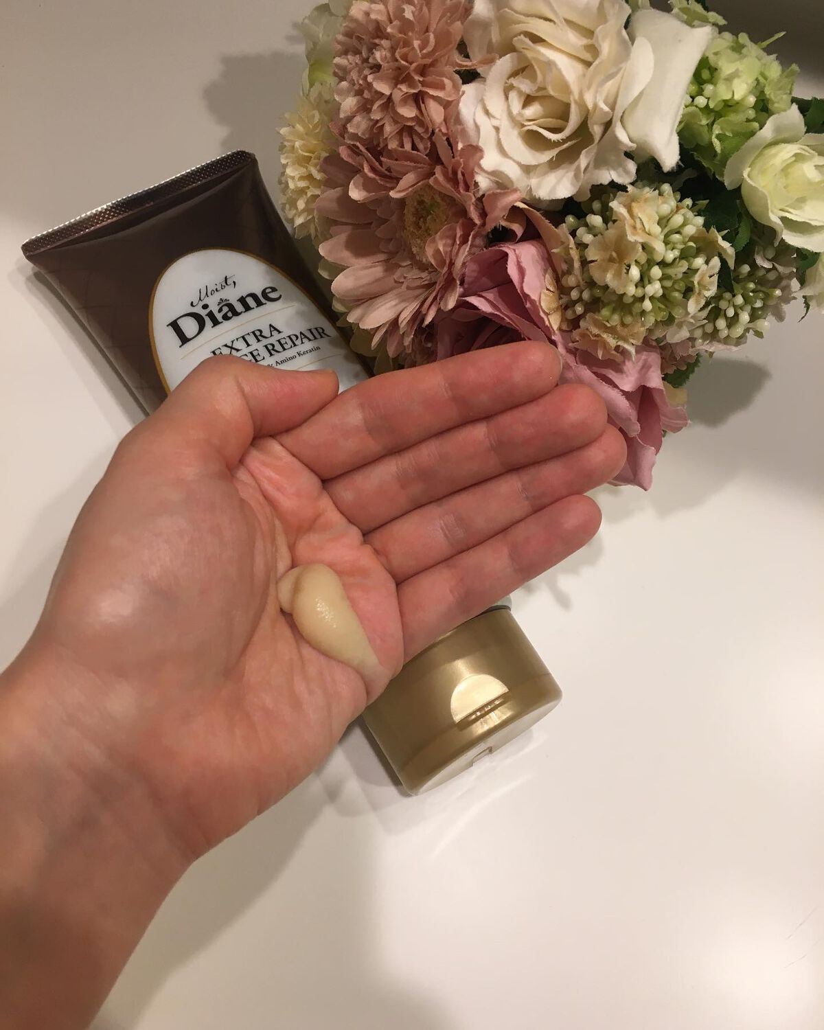 モイストダイアン パーフェクトビューティ エクストラダメージリペア ヘアマスク/ダイアン/ヘアマスク・ヘアパックを使ったクチコミ（2枚目）