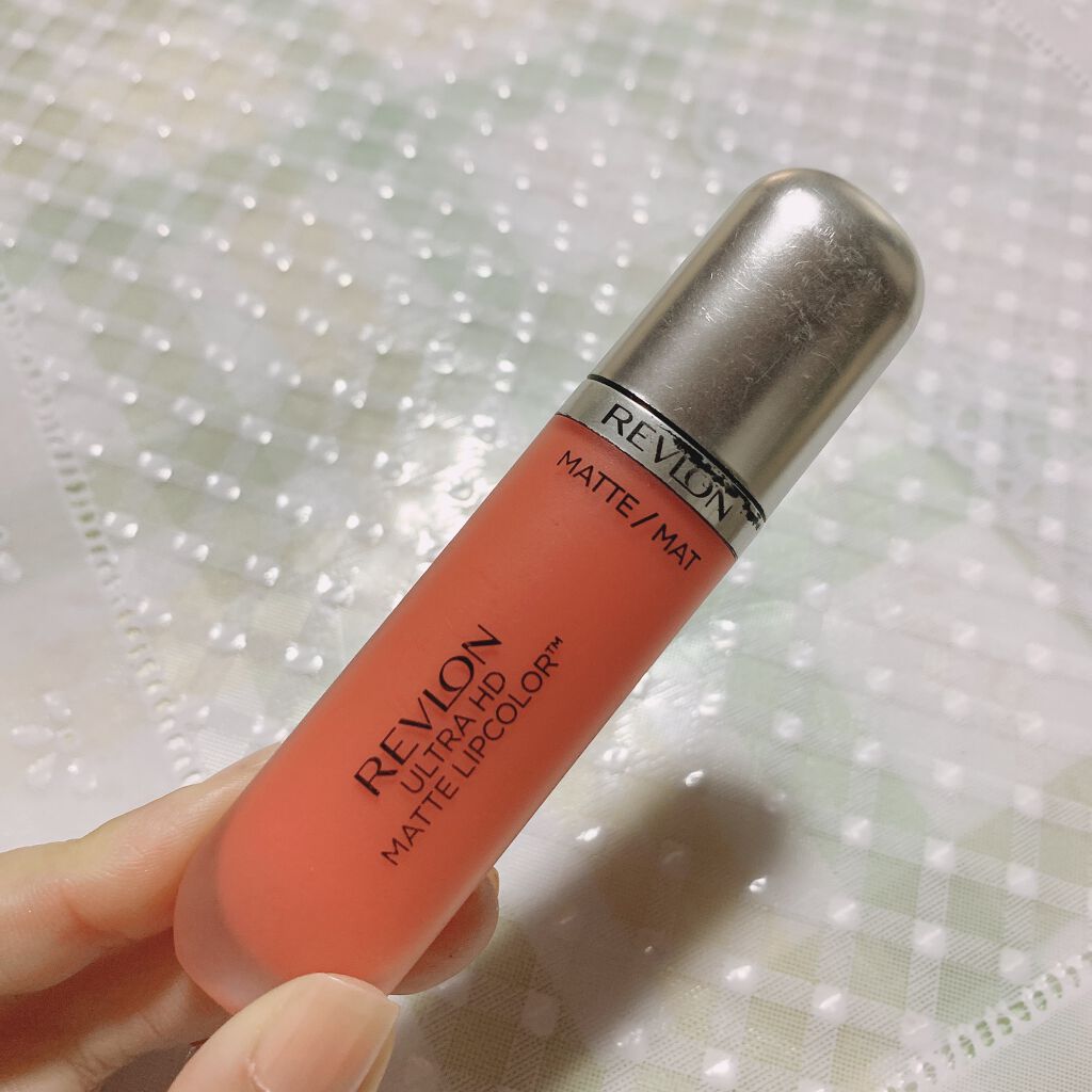 ウルトラ HD マット リップカラー 008 フラーテーション/REVLON/口紅を使ったクチコミ（1枚目）