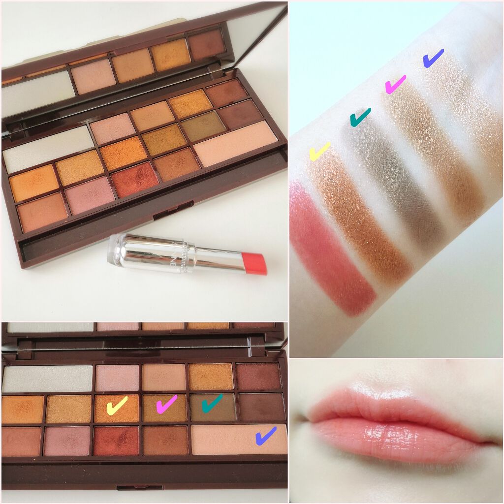 アイラブチョコレート/MAKEUP REVOLUTION/アイシャドウパレットを使ったクチコミ（2枚目）
