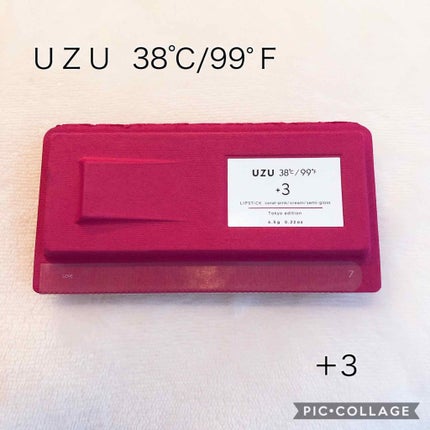 38°C / 99°F Lipstick <TOKYO>/UZU BY FLOWFUSHI/口紅を使ったクチコミ(1枚目)