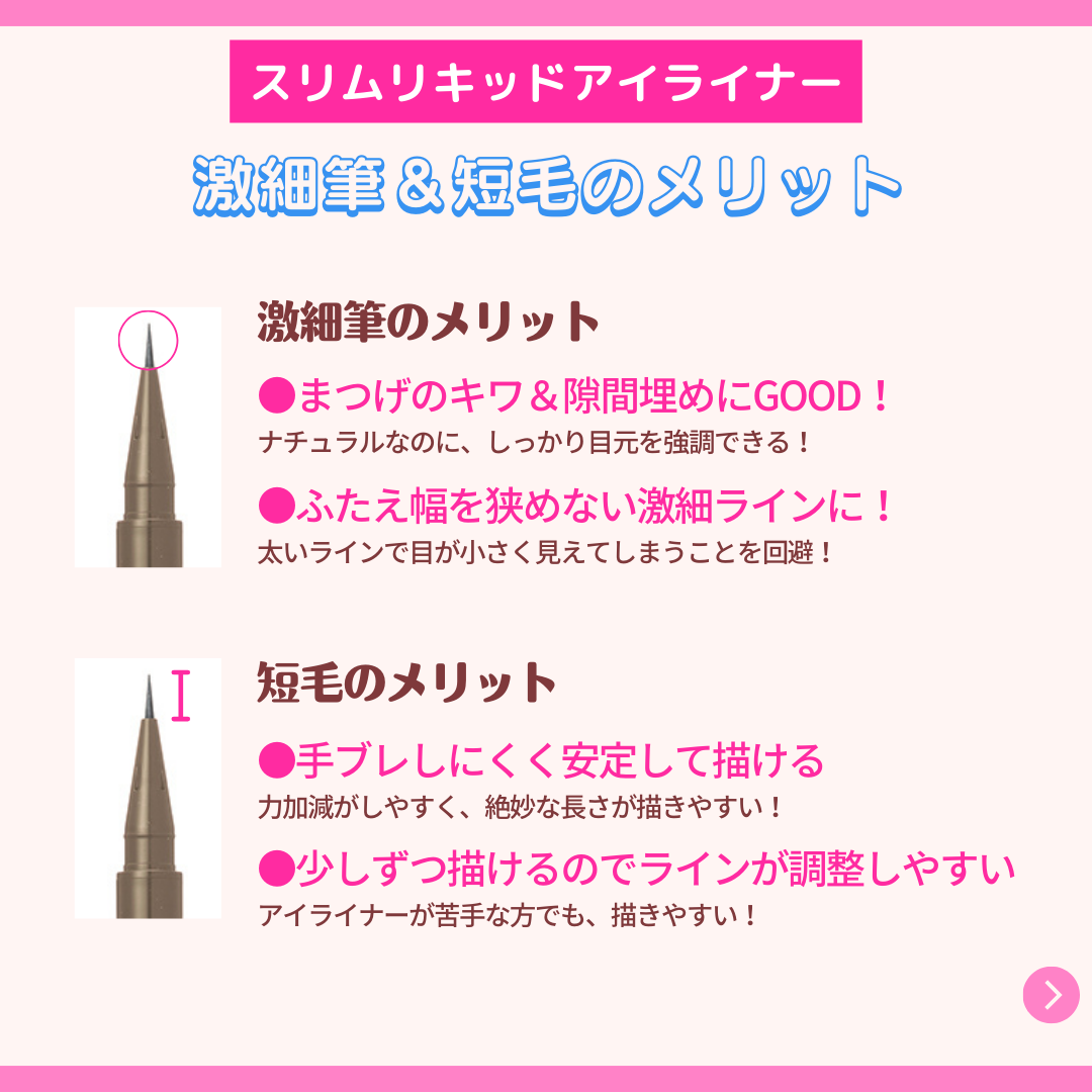スリムリキッドアイライナー/キャンメイク/リキッドアイライナーを使ったクチコミ（3枚目）