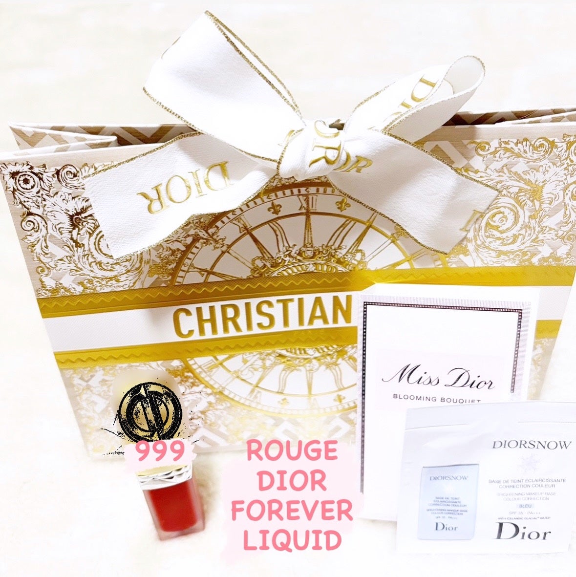 ルージュ ディオール フォーエヴァー リキッド シークイン(クリスマス コレクション 2024 限定品)/Dior/口紅・グロス・リップライナー・リップケアを使ったクチコミ(1枚目)