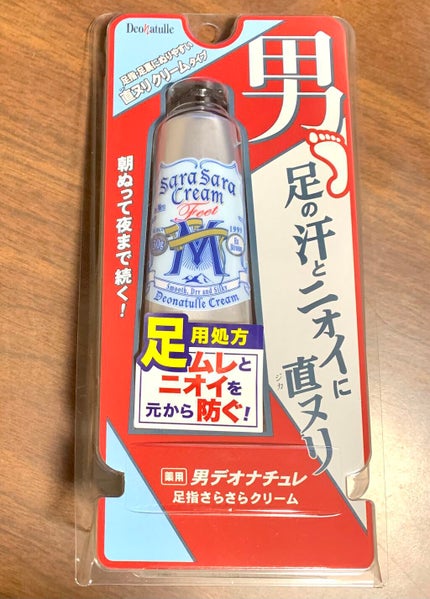 デオナチュレ 薬用男足指さらさらクリームのクチコミ「🌸シービック デオナチュレ
薬用 男足指さらさらクリーム
30g
家族(メンズ)の足が.....」(1枚目)