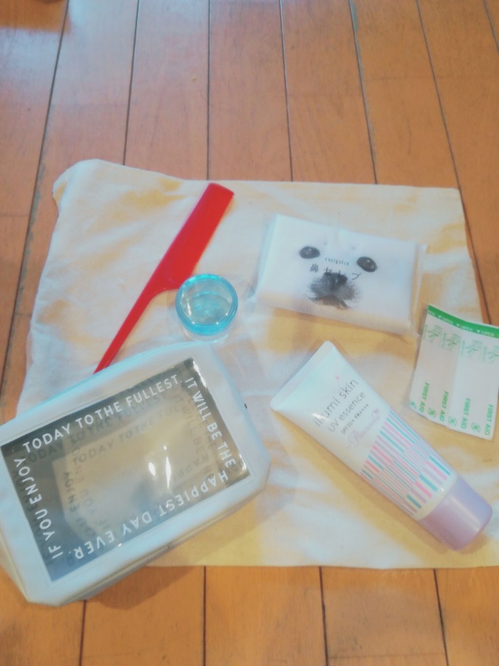 N on LIPS 「コンニチワ!マナどす!(相撲感強め)今回は夏ポーチの中身🌟を紹..」(2枚目)