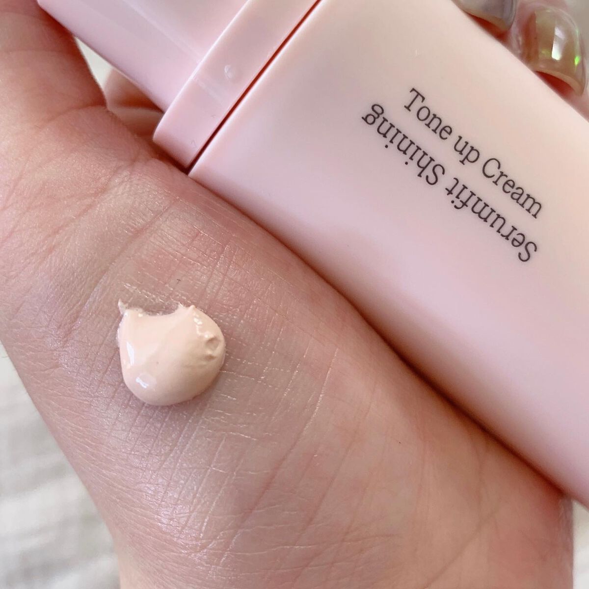 セラムフィット シャイニング トーンアップクリーム /ByUR/化粧下地を使ったクチコミ（2枚目）