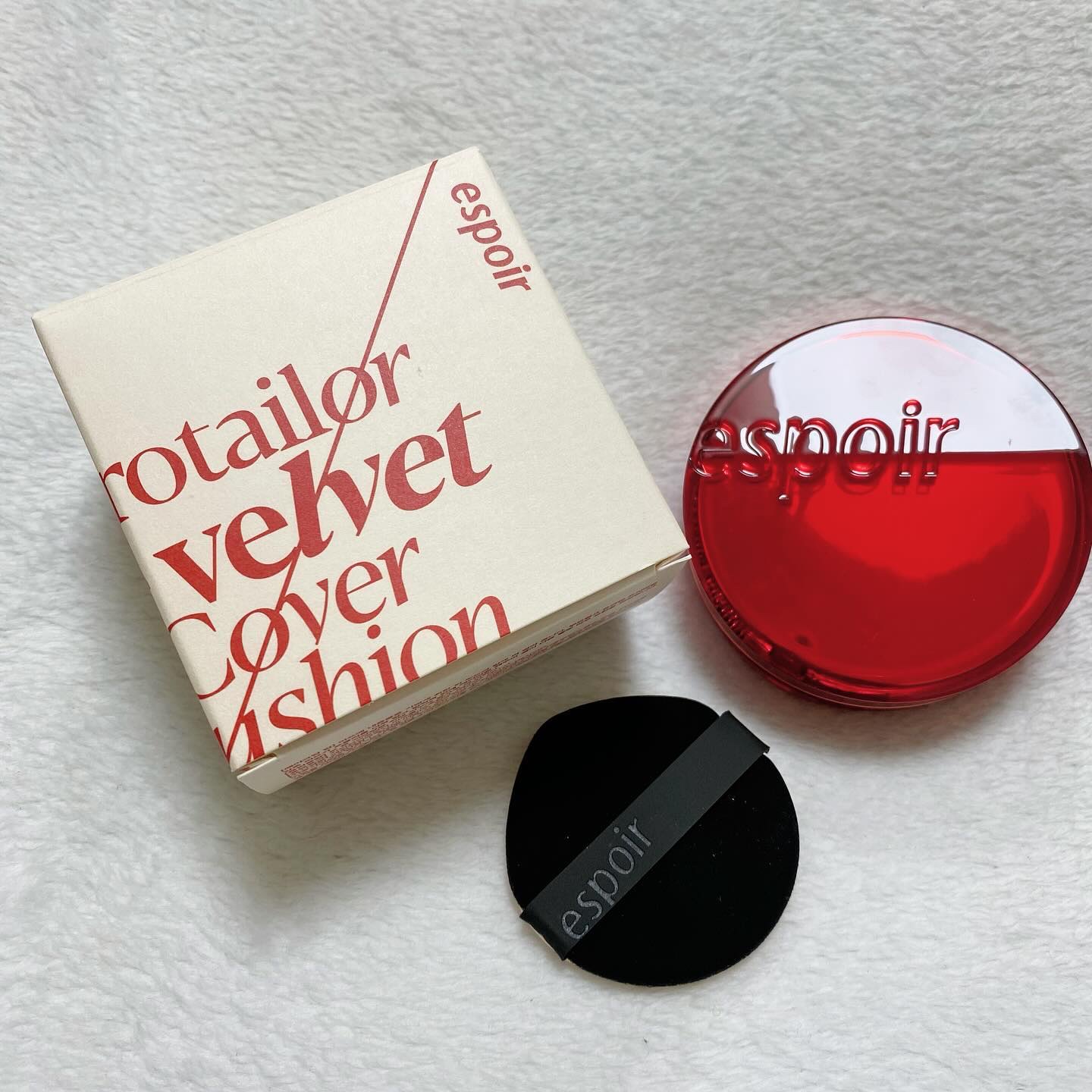 プロテーラービーベルベットカバークッション/espoir/クッションファンデーションを使ったクチコミ（1枚目）