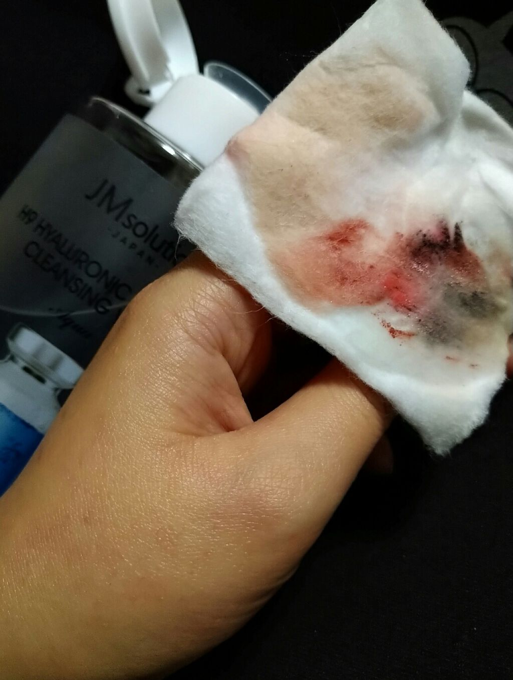 ヒアルロニック アンプルクレンジングウォーター/JMsolution/クレンジングウォーターを使ったクチコミ(4枚目)