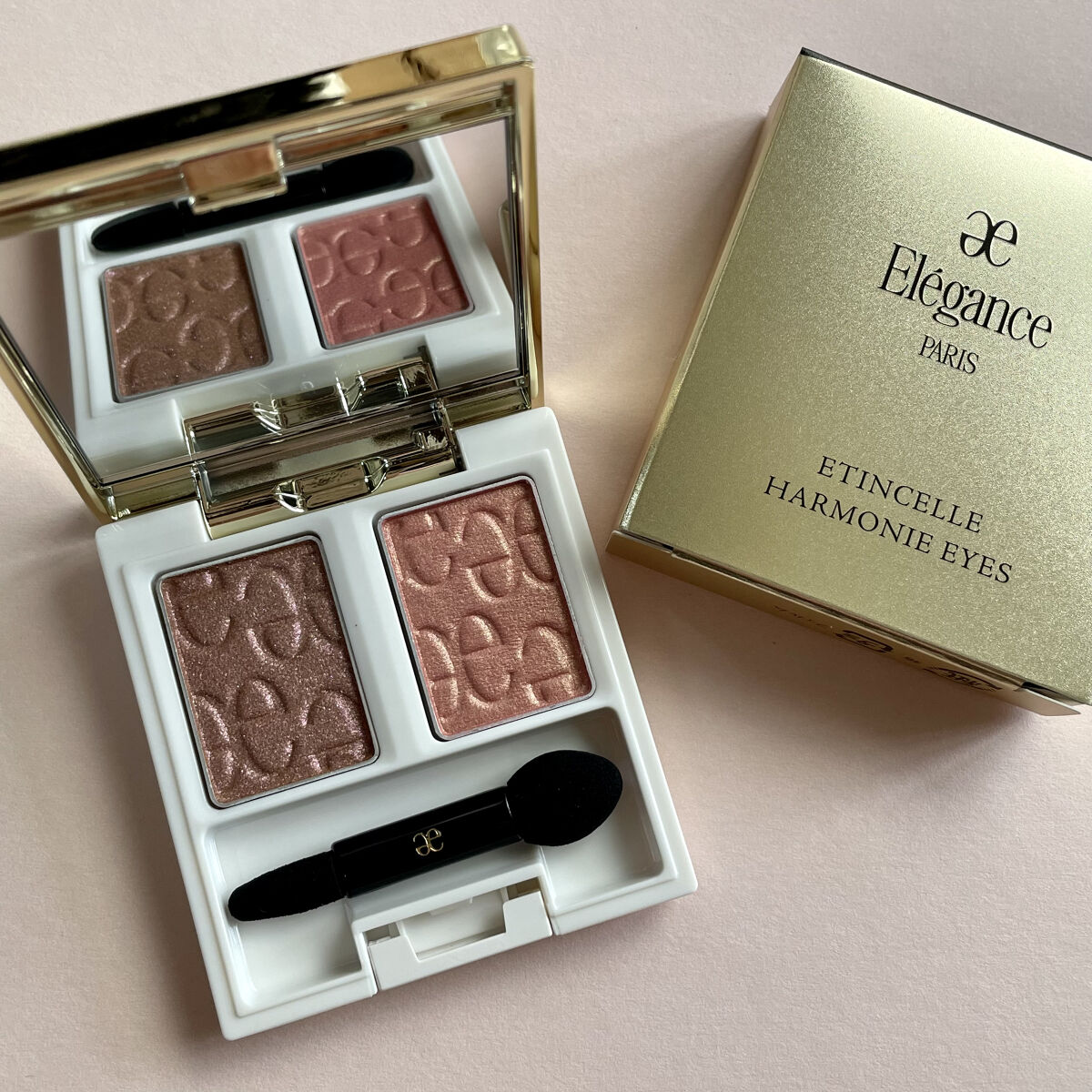 エレガンス エタンセル アルモニーアイズ 100(限定色) /Elégance/アイシャドウパレットを使ったクチコミ（2枚目）