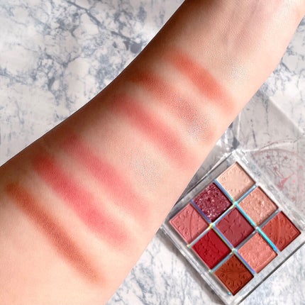 クォーツ 9色アイシャドウパレット(ドリームランドアイシャドウ)/ZEESEA/アイシャドウパレットを使ったクチコミ(4枚目)