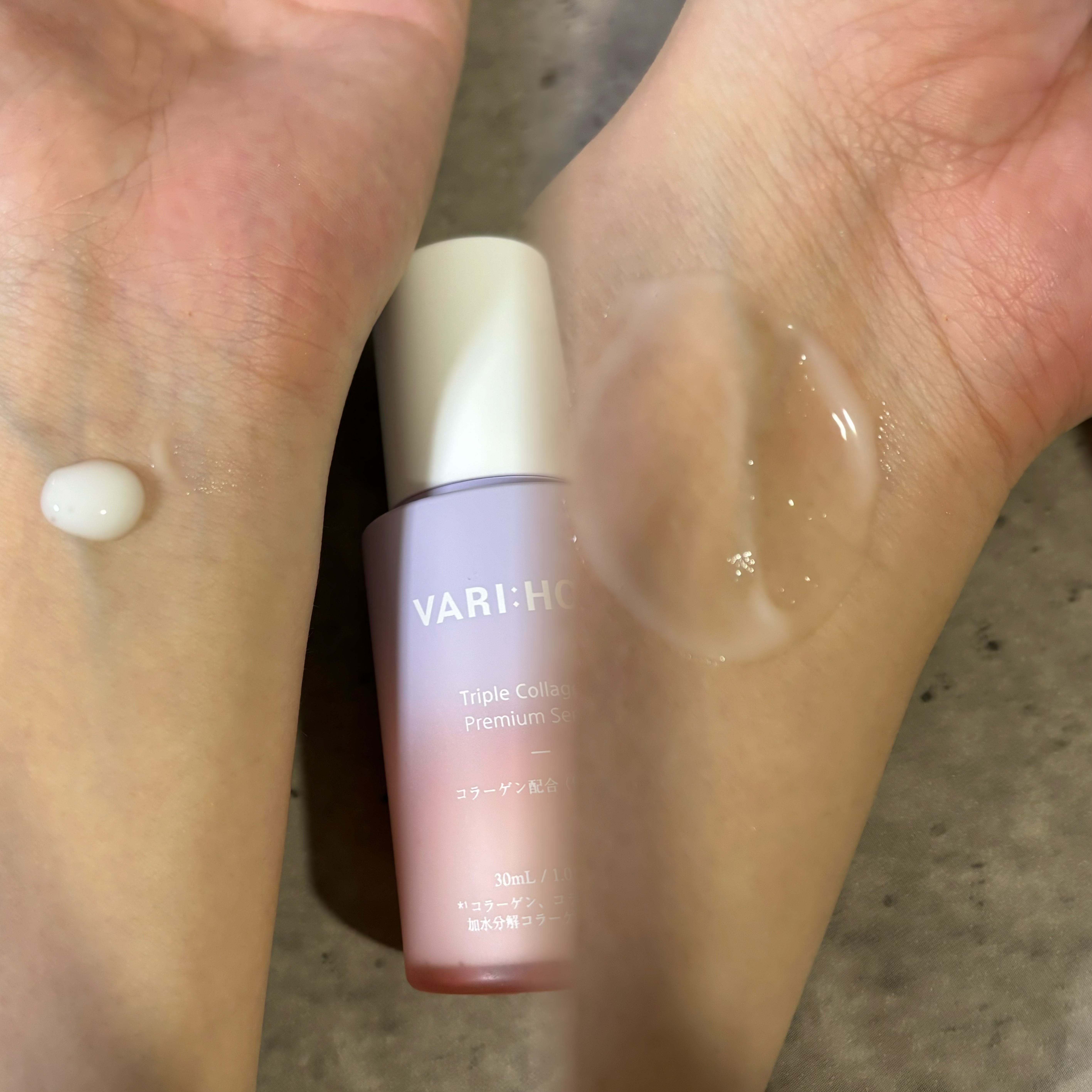 トリプルコラーゲンカスタマイジングクリーム/VARI:HOPE/フェイスクリームを使ったクチコミ（3枚目）